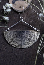 Load image into Gallery viewer, Sunburst Brass earrings