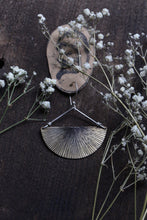 Load image into Gallery viewer, Sunburst Brass earrings