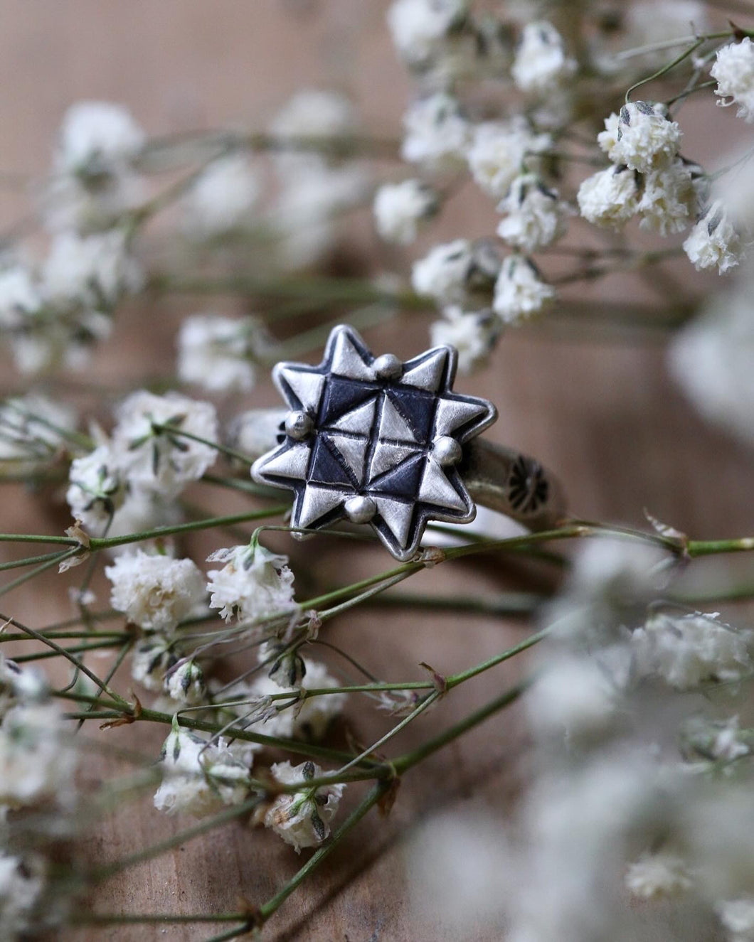 North Star Quilt Ring