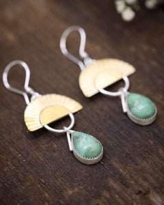 Sunburst Turquoise earrings