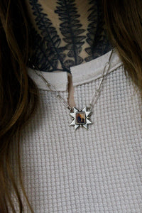 Star Stuff Quilt Necklace