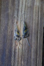 Load image into Gallery viewer, Bumblebee Jasper Fringe Earrings