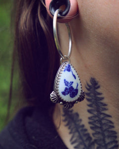 Blue & White ear weights