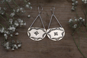 Brass Dangly Earrings