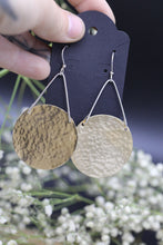 Load image into Gallery viewer, Brass Disc Earrings