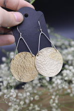 Load image into Gallery viewer, Brass Disc Earrings