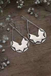 Brass Dangly Earrings