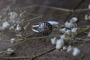 Stamped Dome ring 9.5