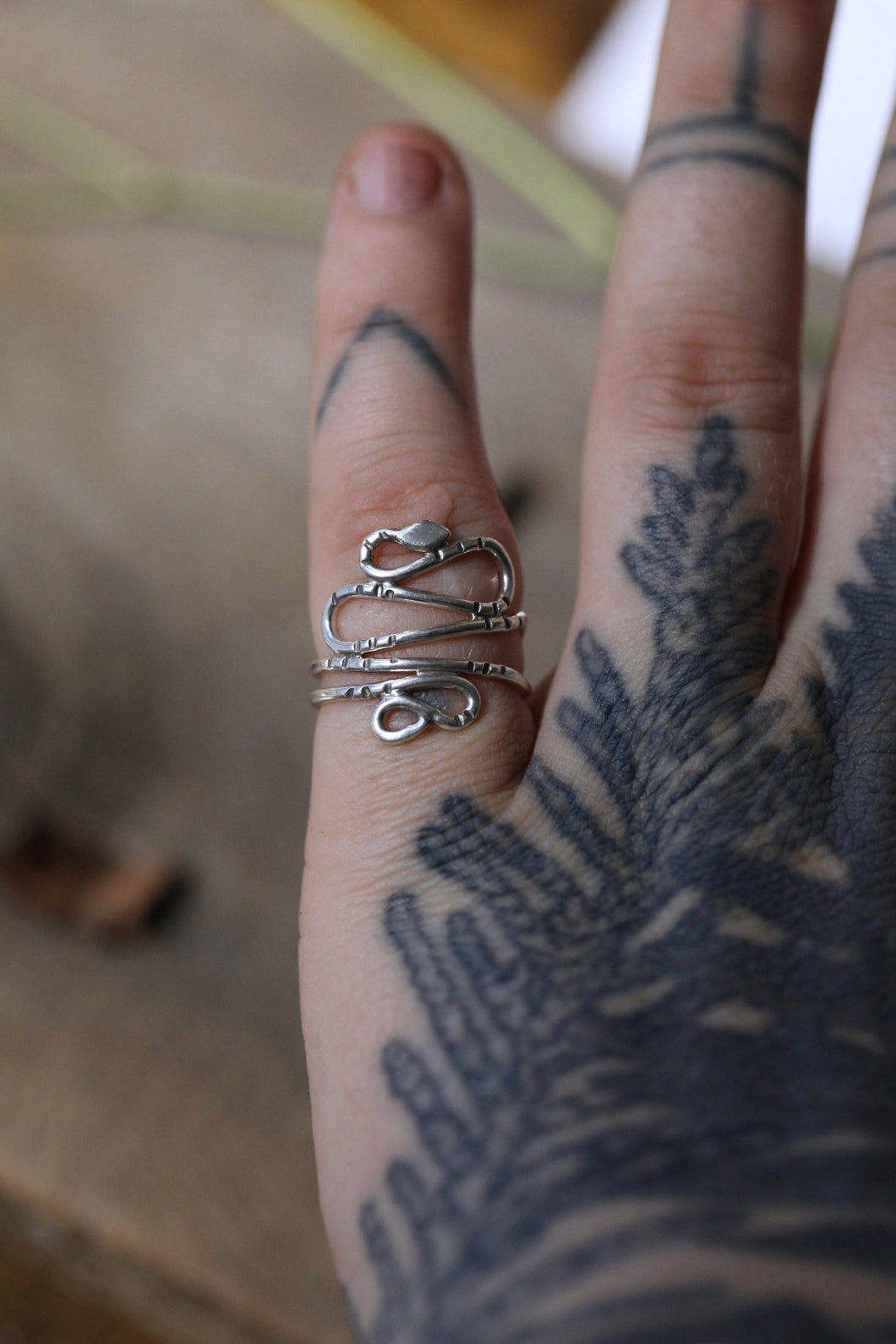 Garden Snake ring 6.25