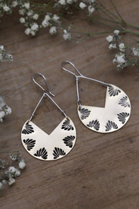Brass Dangly Earrings