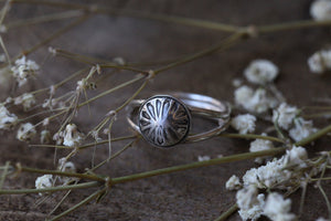 Stamped Dome ring 6
