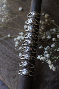 Stamped Dome ring 7.5