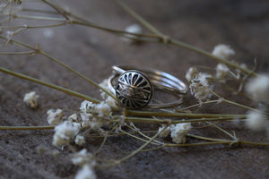 Stamped Dome ring 8